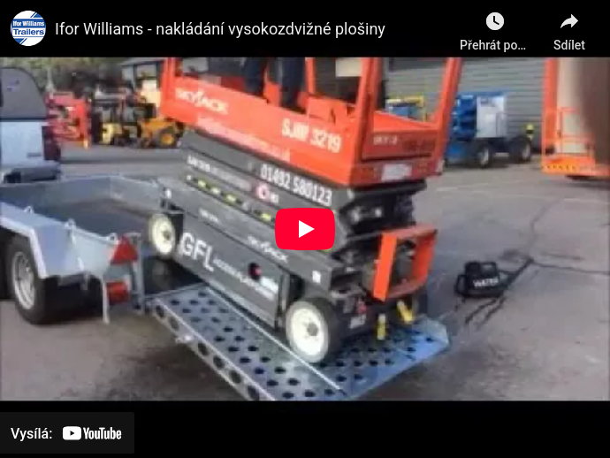 Nakládání vysokozdvižné plošiny